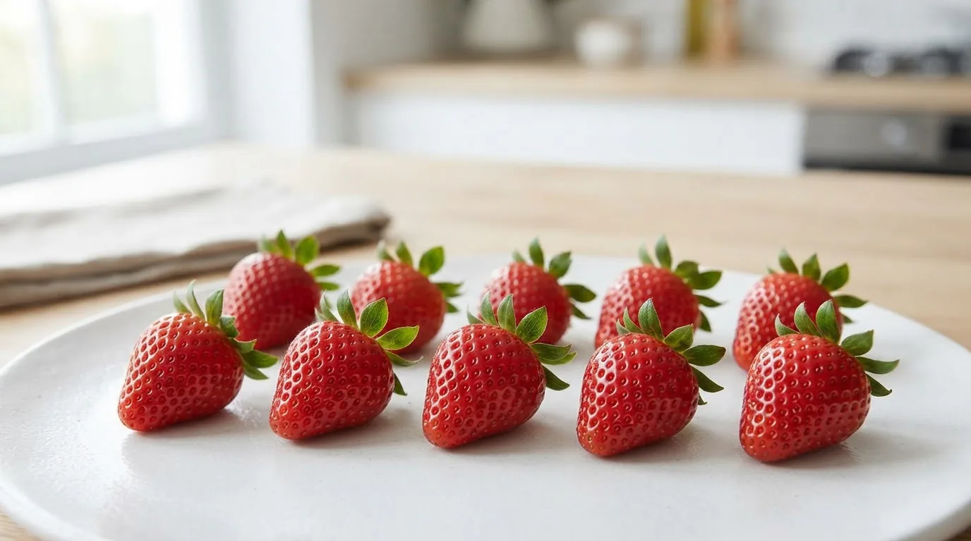 calories in 10 strawberries