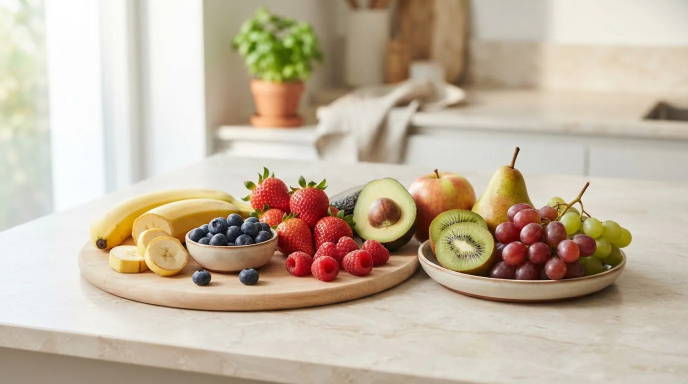 carbs in fruit chart