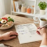 healthy diet worksheet