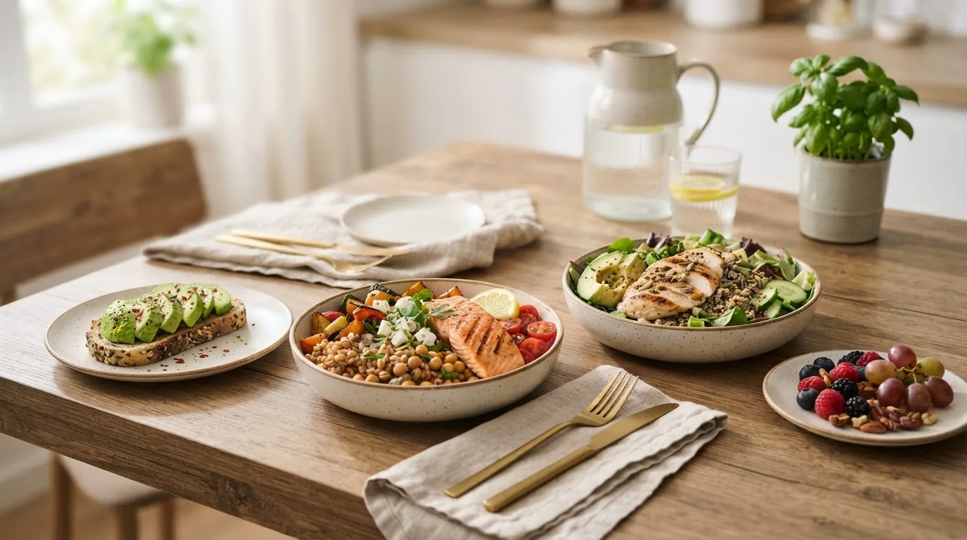 healthy meals for lunch and dinner