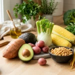 high calories in vegetables