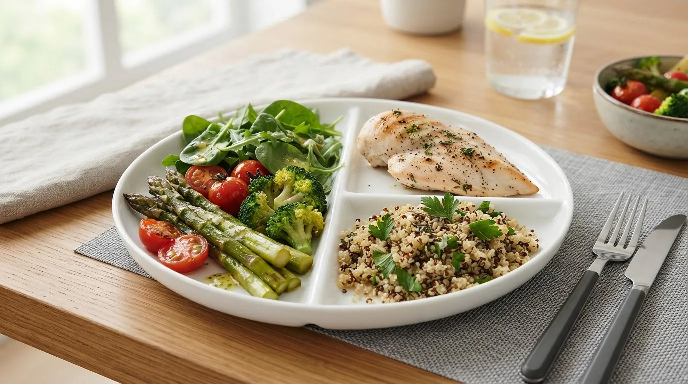 portion plate control