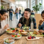students and healthy eating