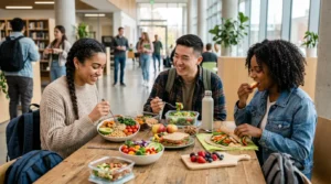 students and healthy eating