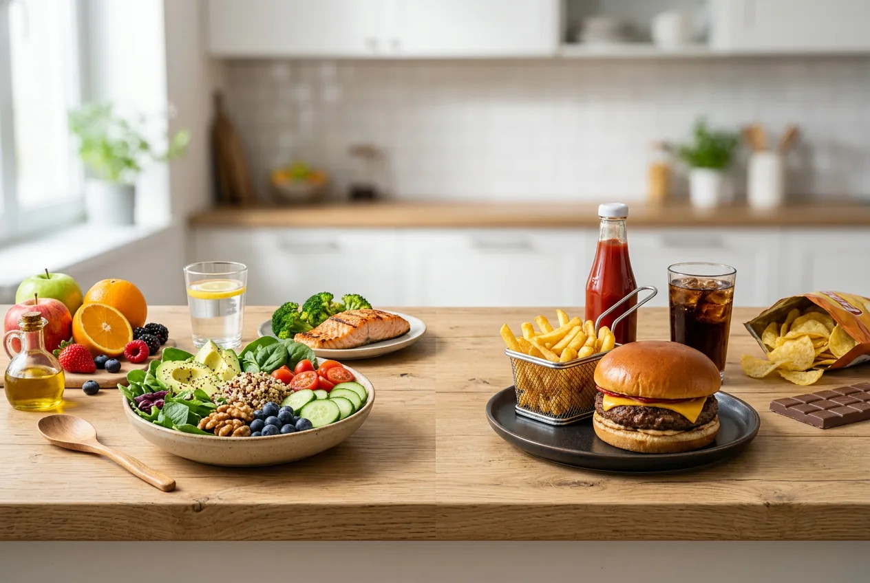 Read more about the article Eating Healthy vs Unhealthy Guide for Better Food Choices