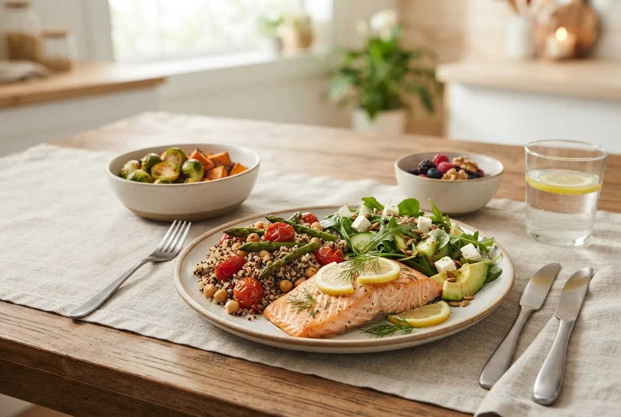 Read more about the article What Makes a Healthy Dinner Guide for Balanced Meal Planning