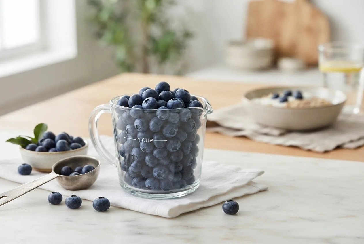 Read more about the article How Many Blueberries in a Cup? Serving Size and Nutrition Guide
