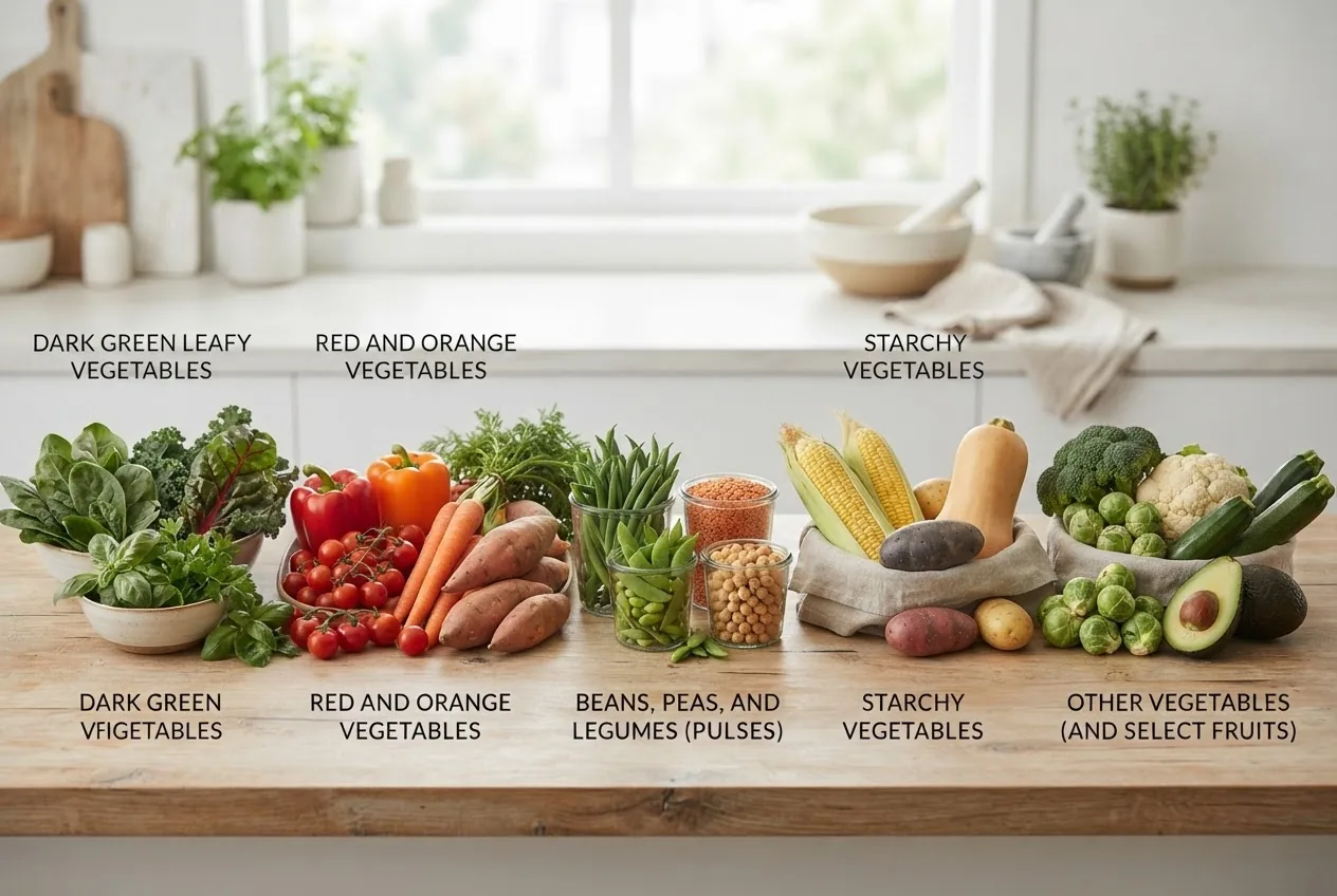 Read more about the article Vegetable Group Guide with Subgroups and Food Categories